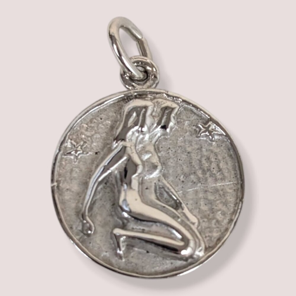 Vintage Sterling Gemini Charm
